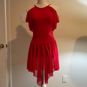 Weissman red dance costume